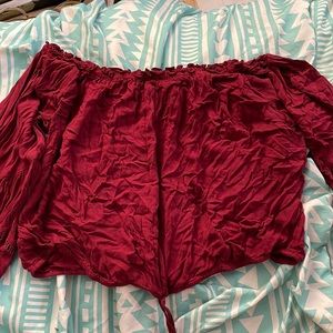 Hollister off the shoulder top